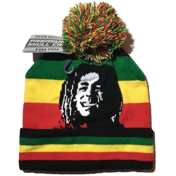 Oeoie Other - 🚨Free🚨 Bob Marley beanie with Pom pom.